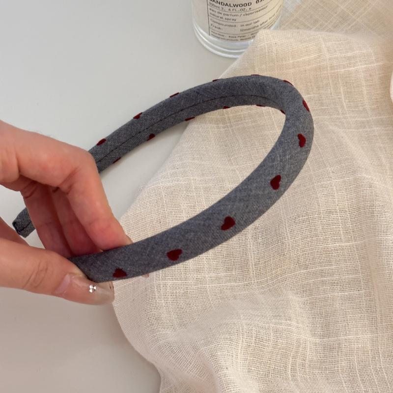 New Love Headbands For Woman Girl Sweet Elegant Hair Hoop Heart Shape Sponge Thickened Hair Band Female Fashion Hair Accessories