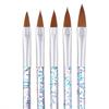 5Pcs/Set Nail Art Liner Soft Fur Nail Painting Acrylic Painting Brush Pen Tools for Beauty