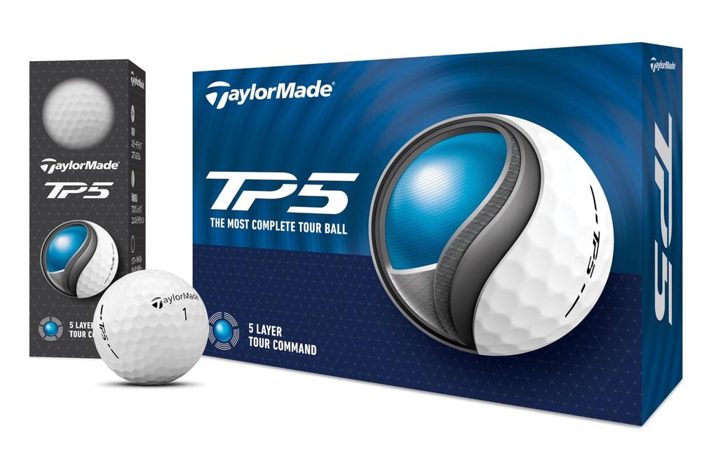 TaylorMade TMJ24 TP5 JPN 12-Pack TP5 Golf Balls, 2024 Model, White