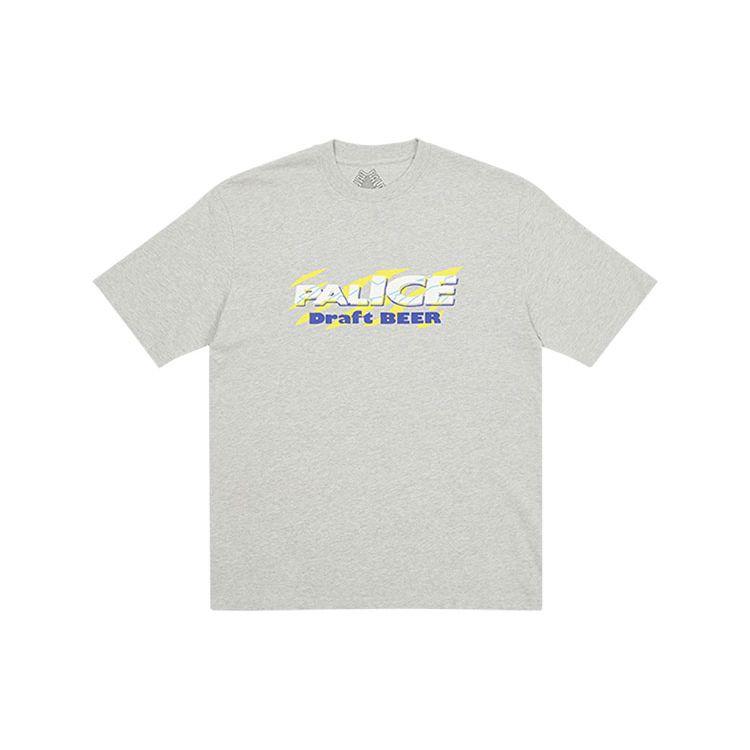 

Футболка Palace Light Beer серая, меланжевая, мужские топы P23TS105