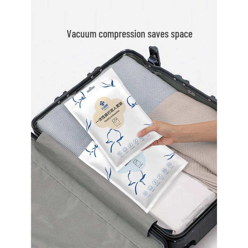 Grace Disposable Double Bedding Set