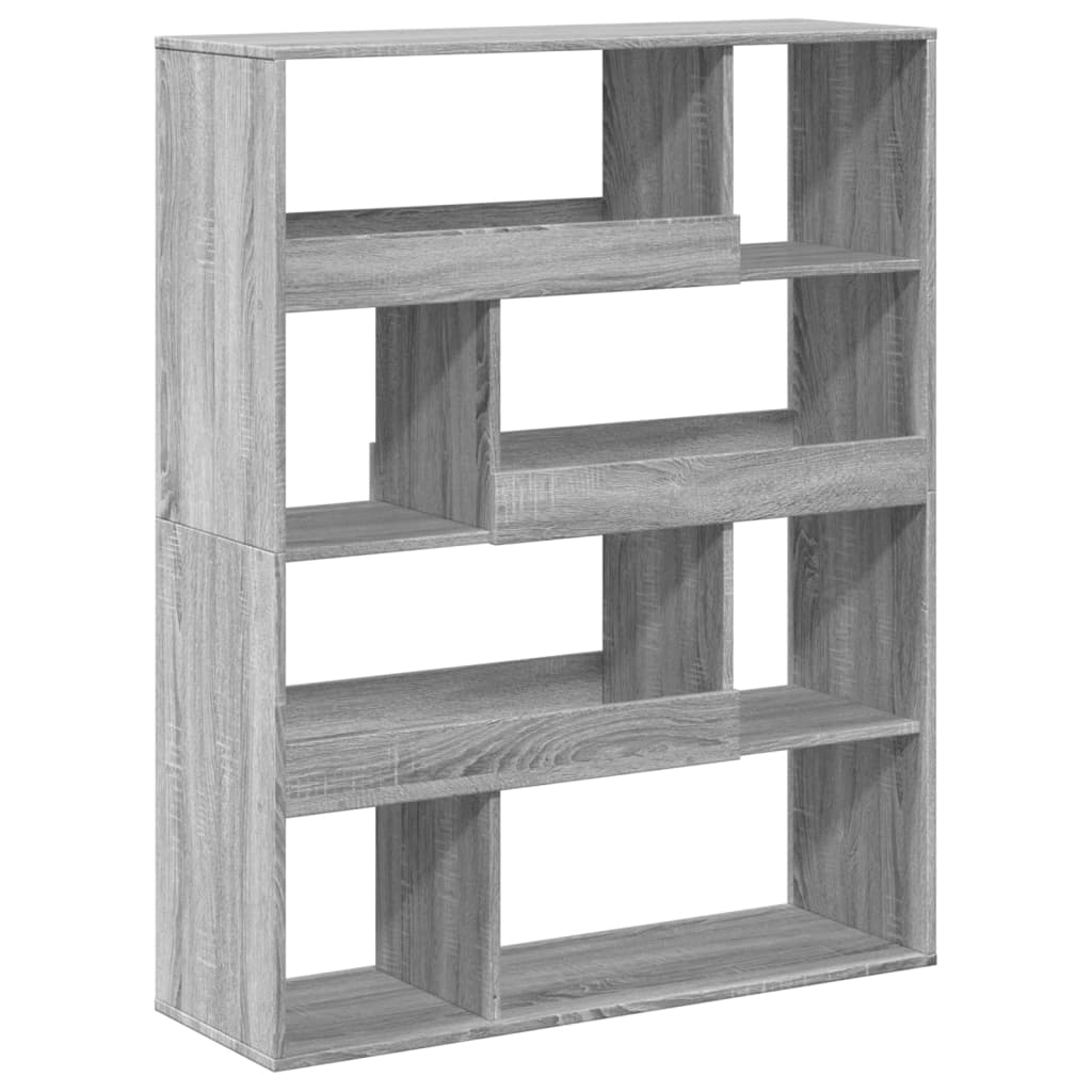 Room Divider Gray Sonoma 100 x 33 x 125.5 cm Particleboard
