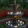 Flameless LED Floating Candles H40MM Waterproof LED Floating Tealights Battery Water Activated Tealights for Weddings Pool Party