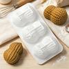 3-Cell Peanut Mousse Cake Mold Peanut Shaped Baking Mold New Chocolate Mold  Baking Tools