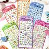 Cute Small Sticker for Kids & Adults, Reusing Tiny Sticker for Scrapbooking Puffier Sticker Sheets Decorative Sticker