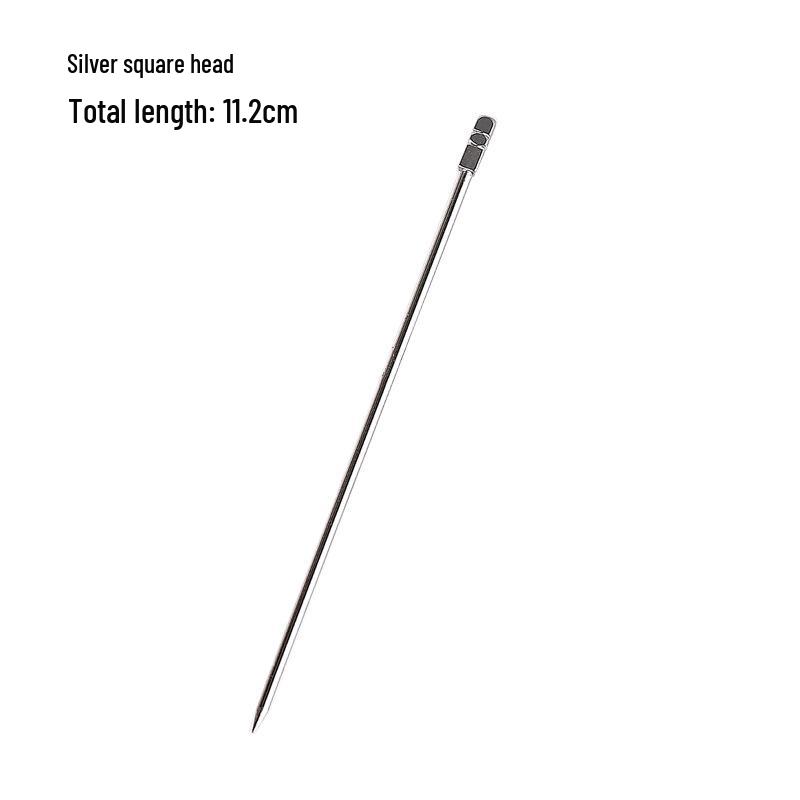 304 Stainless Steel Sword-Shaped Cocktail Skewers - Decorative Martini Olive and Fruit Picks