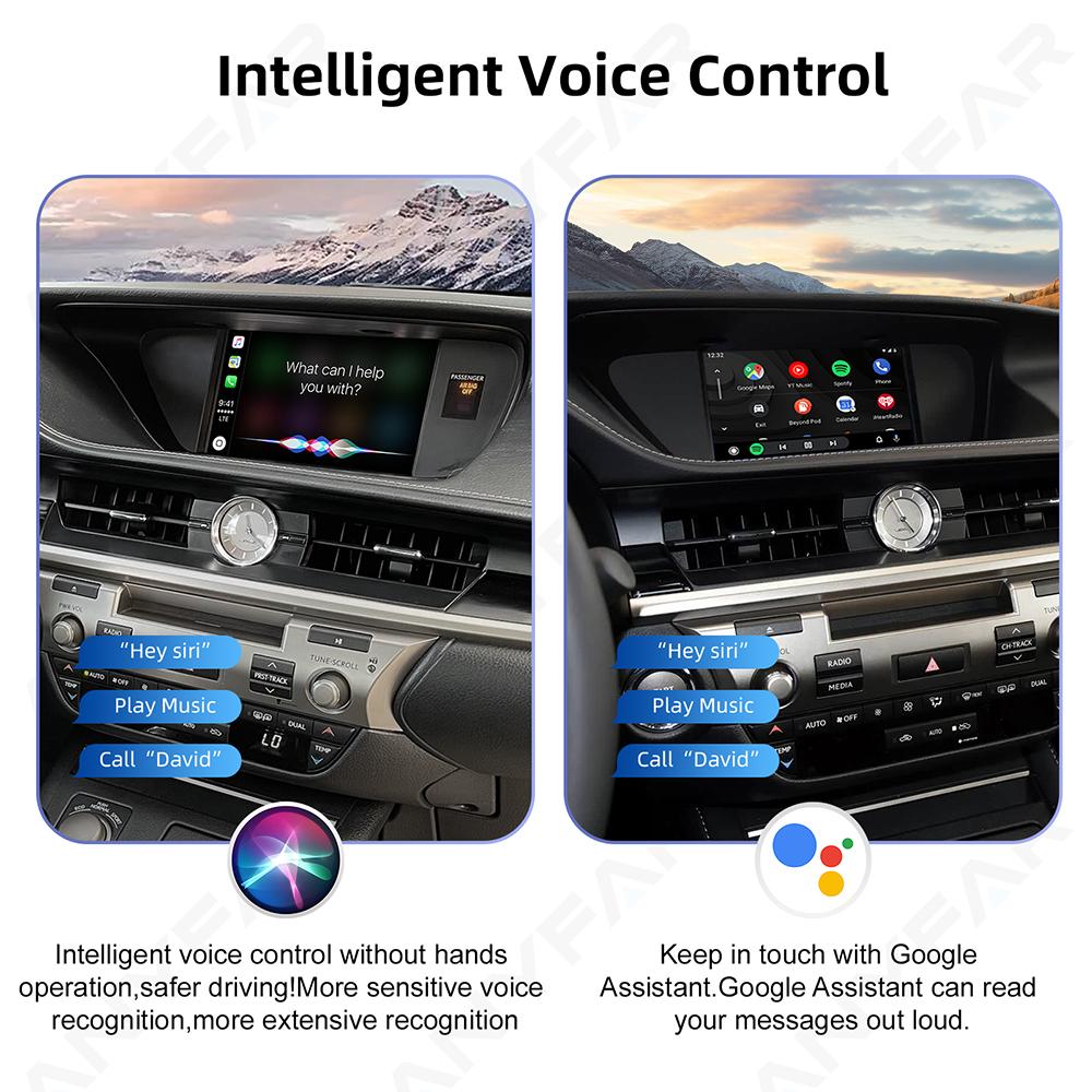 Wireless CarPlay For Lexus ES/NX/IS/RX/CT 2014-2017 with Android Auto Interface Car Play Navigation