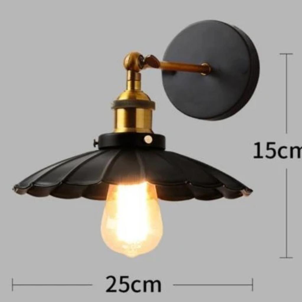 New Enhance Your Space with a Charming, Warm, Beautiful, Inviting, Elegant, Rustic Vintage Industrial Style Wall Lamp for Cozy S