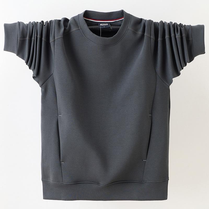 Men's Casual Soft Crewneck Sweatshirt Breathable Crew Neck Pullover Outdoor Athletic Long Sleeve Sweatshirts for Men Basic Pullover Sweatshirt Tops