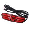 Electric Bike Brake Rear Light High Brightness Energy Saving LED Bicycle Brake Warning Lamp 48V Common Connector