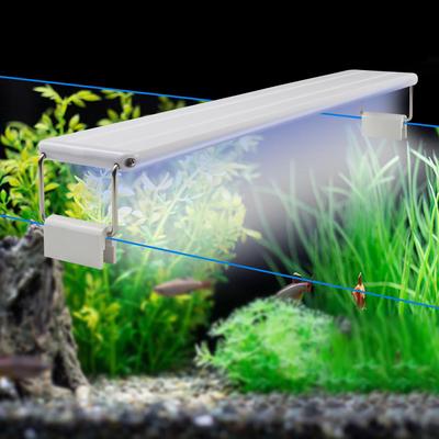 LED Akvaariumi Valgusti Klambriga Akvaariumi valgusti Veetaimede Kasvuvalgusti 18CM/28CM/38CM/48CM Veealune Magevee Veekindel Lamp EL Pistik