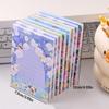 4pcs (200 Pages) Dream Garden Memo Pad Thick Paper Home Office and School Message Pads Mini Cute Stationary Supplies 2.95*4.33in