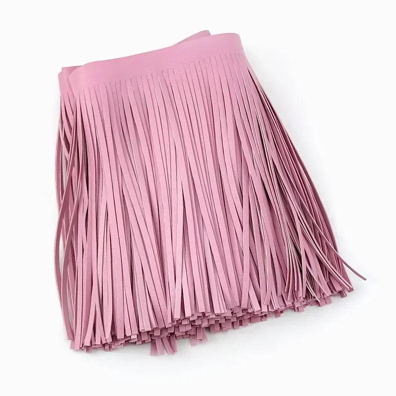 2Meters Fringe Ribbon 10-30cm Leather Suede Tassel Lace for Dresses Decoration Handbag Luggage Trimming Sewing Accessories