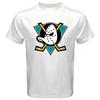 Mighty Ducks Eishockey Logo Weißes T-Shirt