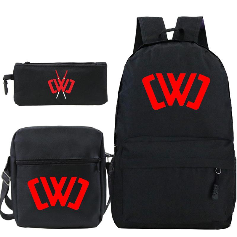 Popular game merchandise printed backpack popular student bag three-piece set
