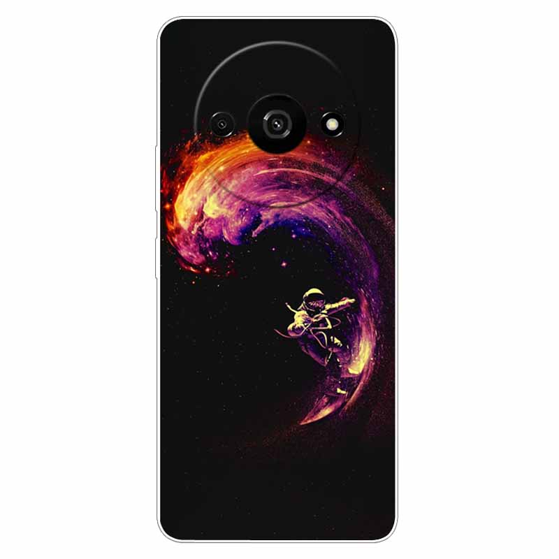 For Xiaomi Poco C61 Case Soft Silicone Lion TPU Shockproof Back Cover for Xiaomi Poco C61 Cases C 61 Cute PocoC61 Fashion Shell