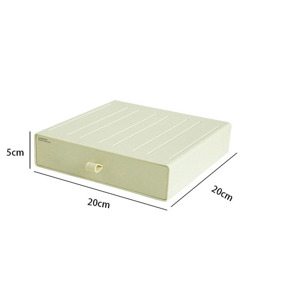 Stackable Cosmetic Storage Box Plastic Makeup Storage Container Stationery Storage Box  Office