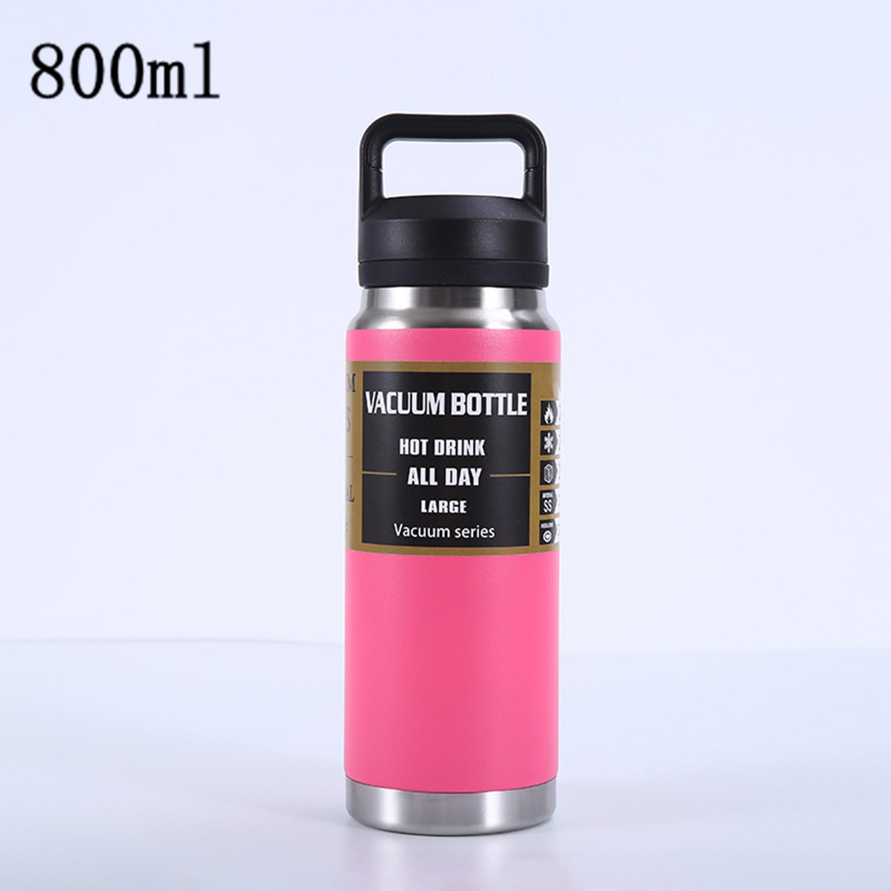 1 Piece, 800ml Thermos Cup, Sports Portable Cup, Outdoor Cup, Home Cup, Office Cup, Multifunctional Thermos Cup, Double Drinking Lid 800ml красный