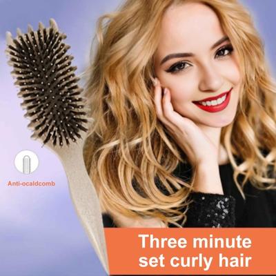 Yousheng Spazzola per capelli ricci Setole morbide Massaggio del cuoio capelluto Donne Ragazze Rimbalzo Ricciolo Definizione Modellante Styling Districante Pettine Strumento per parrucchiere