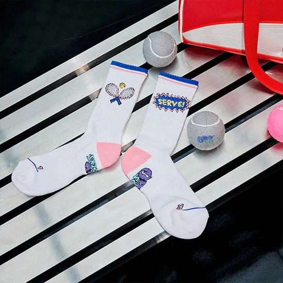 Coolmax Tennis Crew Socks - Serve