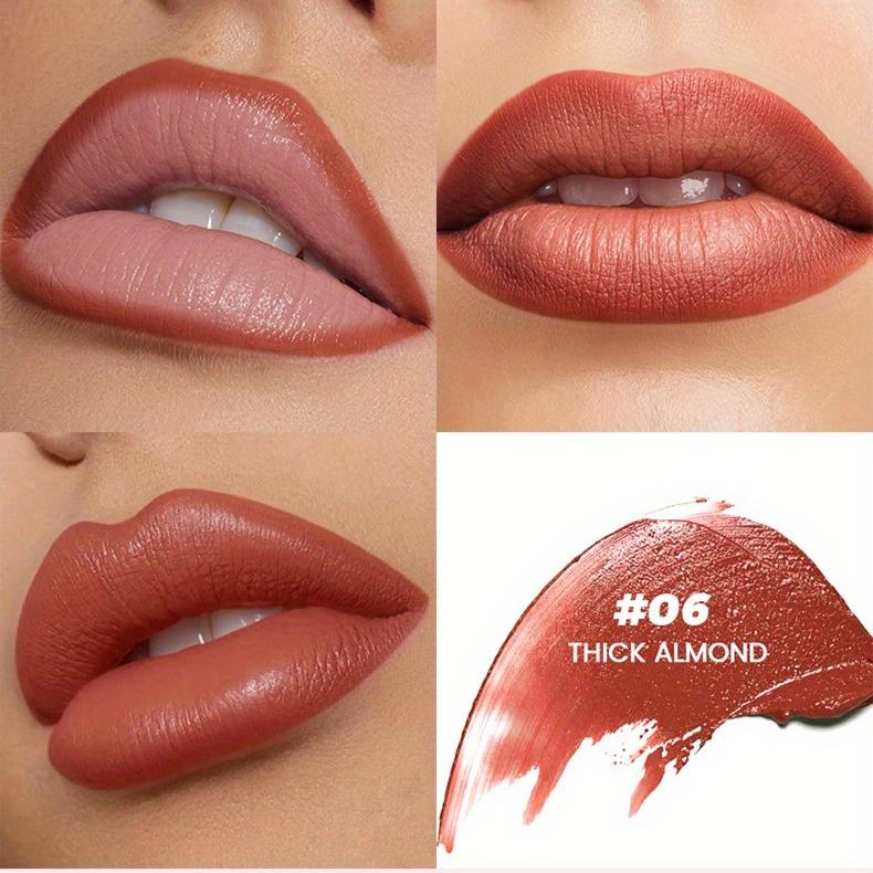 2-in-1 Matte Lipstick and Lip Liner Cone Tip Velvet Lipstick Pencil Silky Texture Waterproof Long-lasting Lipsticks Lip Combo Liner Lip Liner Stick