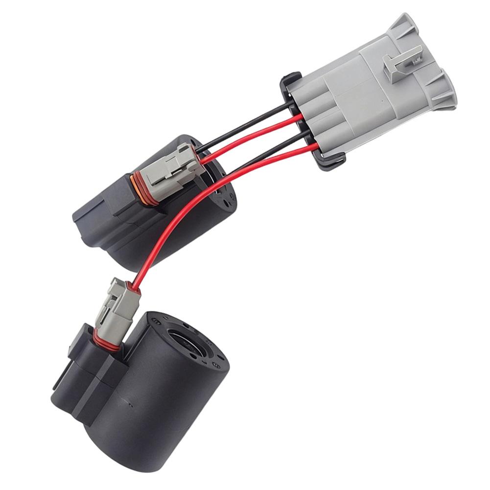 

For Tractor Repair Solenoid Valve Hydraulic Component Black Direct Fit Multiple Quality Tests Quick Installation China Mainland