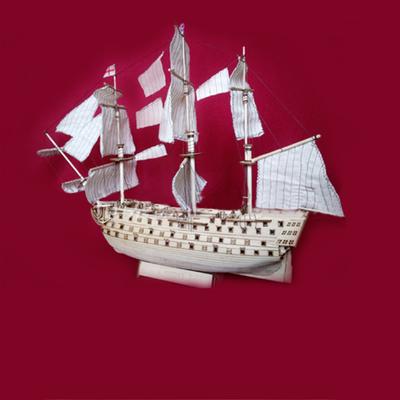 DIY Holz Zusammengebaut Victory Royal Navy Schiff Segelboot Modellbau Spielzeug Dekoration