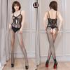 Fishnet Bodysuit Women Plus Size Lingerie Sexy Crotchless Tights BodyStockings Erotic Mesh Teddies Underwear Xxxxl Body Stocking