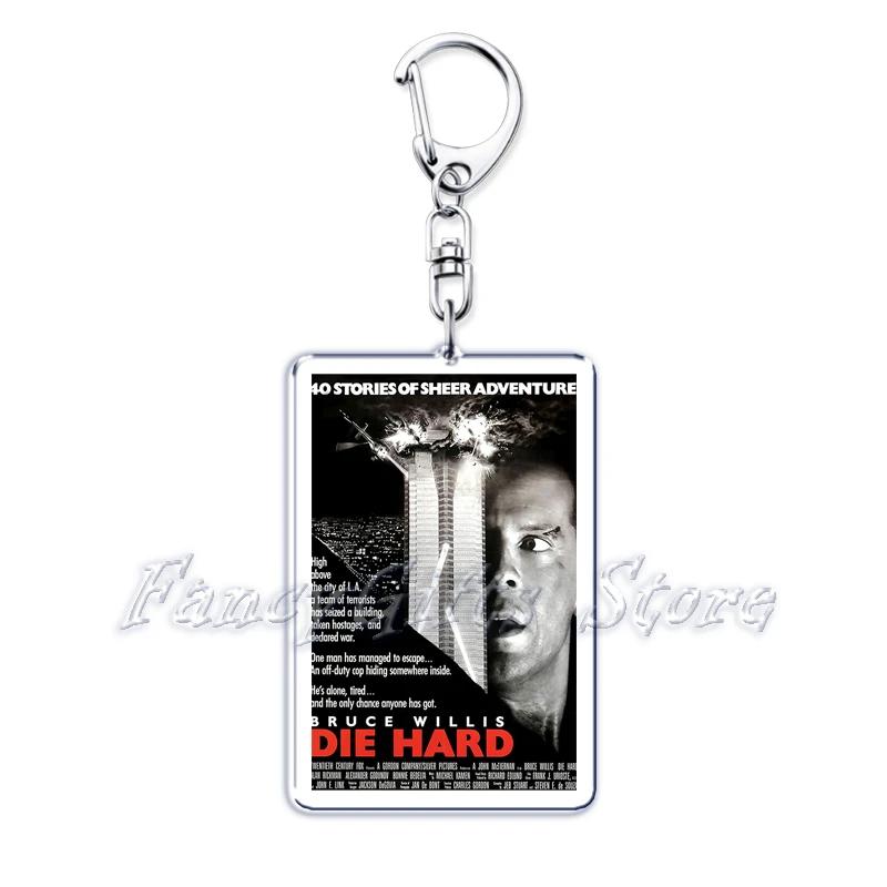Klassische Film Schlüsselanhänger für Zubehör Tasche Pulp Fiction The Fast Furious Filme Anhänger Schlüsselketten Schlüsselringe Schmuck Fans Geschenke
