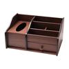 Multi-functional Desk Organizer with Tissue Box