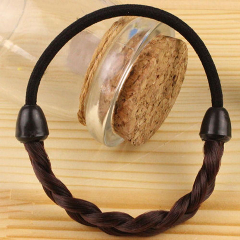 Scrunchie Ponytail Wig Braid Hair Band Headwear Braid Hair Rope Wig Hair Rope Hair Accessories