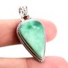 Natural Chrysoprase Gemstone 925 Solid Sterling Silver Jewelry Pendant 1.6" l7m63