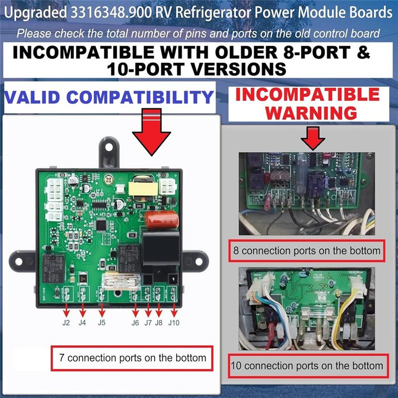 For Dometic RV Control Board For Model RM2652 RM2852 DM2652 RM2551 Power Module 3316348900