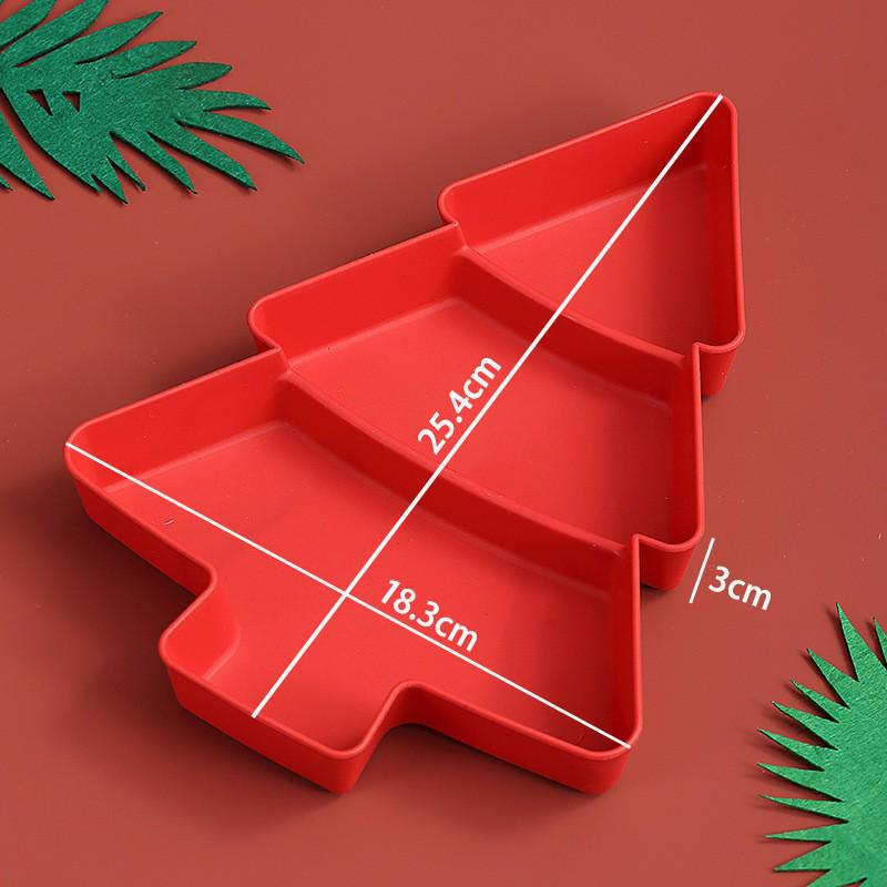 

Christmas Tree Snack Box: Dried Fruit, Candy, and Melon Seed Plate