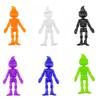 Flexible Bendable Skeleton Figures Set of 36 Durable Soft Plastic Skeletons for Themed Party Decorations and Activities