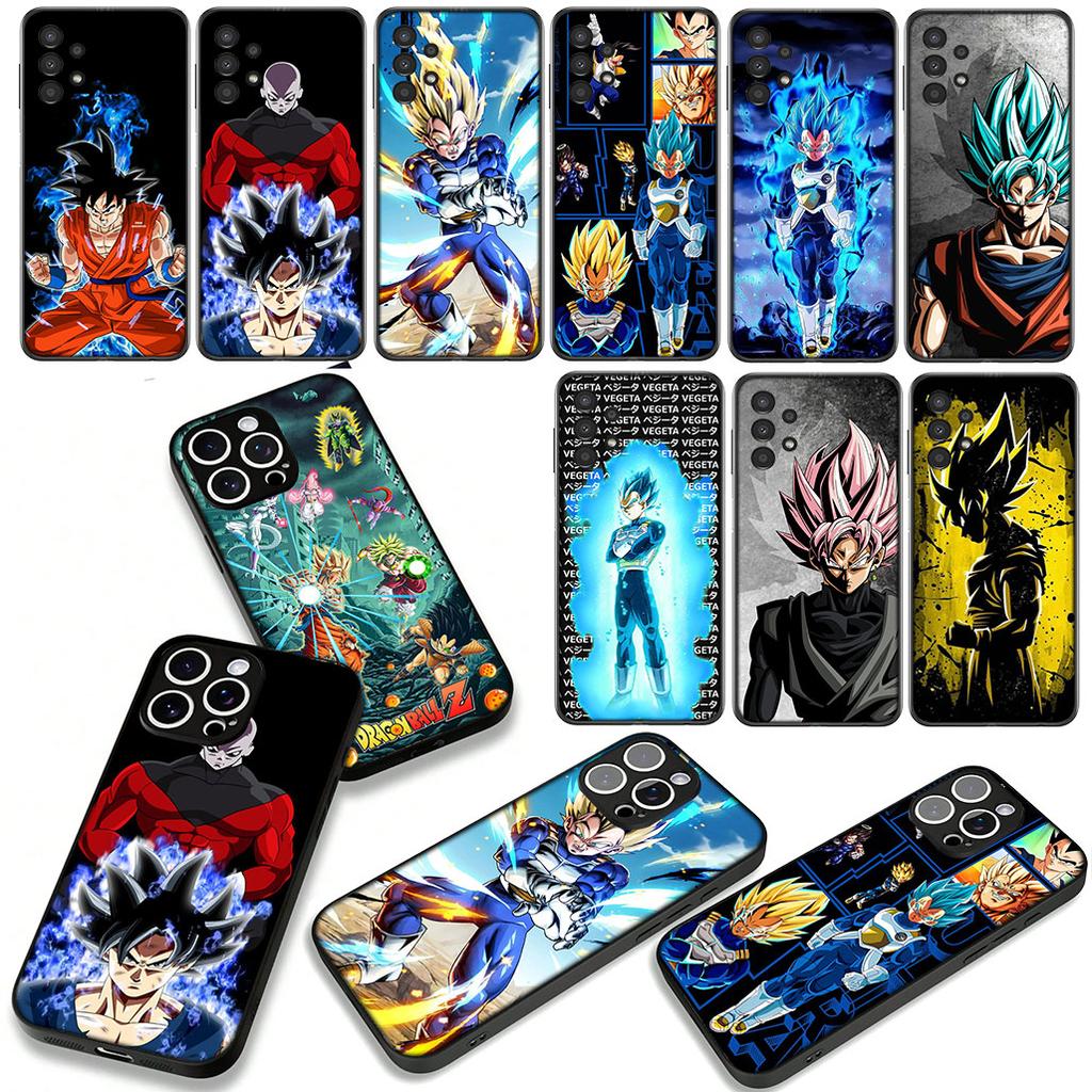 for Samsung Galaxy A25 A37 A57 A12 A14 A31 A50 A51 A70 A71 A72 A21S A04 M15 Note 20 9 8 10 Case Gokus Dragon Vegeta Ball Super