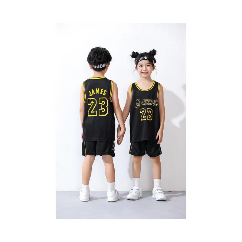 Tricou James Nr. Set uniformă de baschet pentru copii Lakers 23
