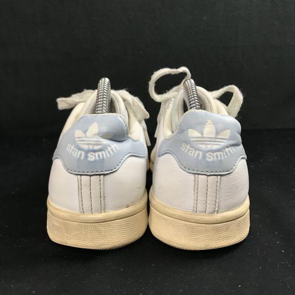 Adidas Stan Smith Low Cut Leather Sneakers 5.5 23.5 White men(USED)