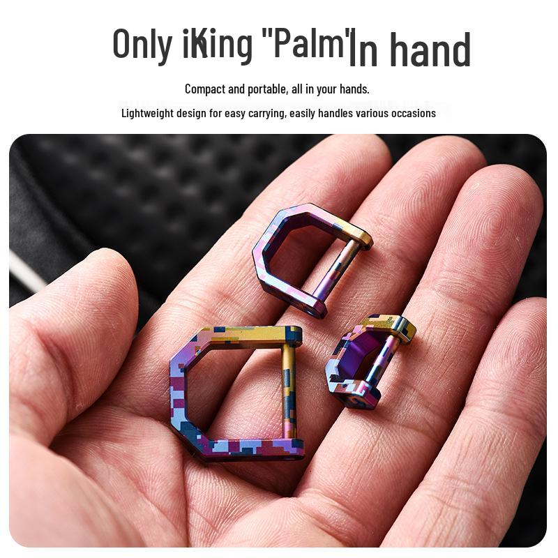 Aliaj de Titan Inel D Cataramă Potcoavă Breloc Universal