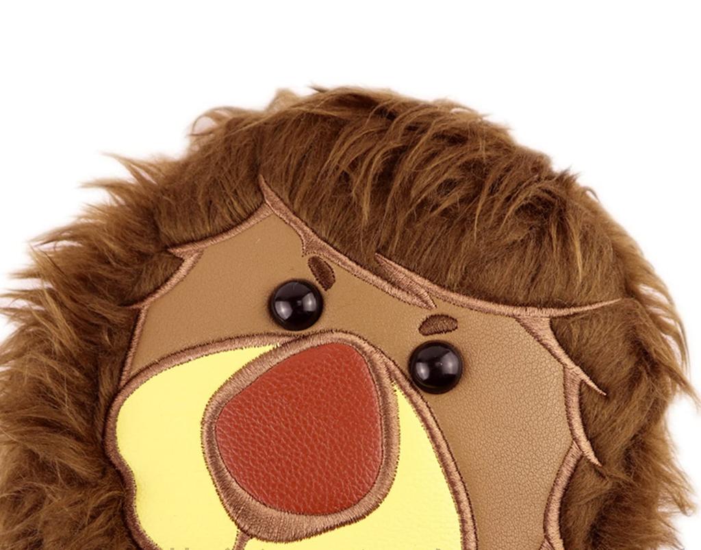 Golf Headcovers for 440cc and 460cc Set for Woods and Fairway with Conversion Akita Dog Design Drivers, 2-Piece/3-Piece Woods, Waterproof, Tag, (Lion)