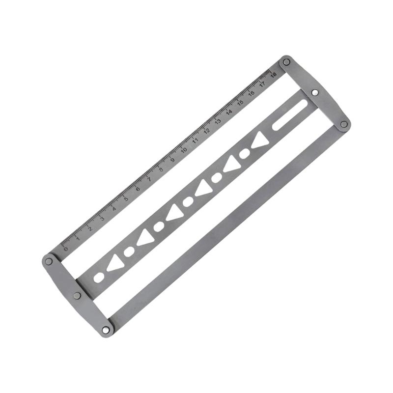 

Стальной направляющий шаблон с круглыми формами для точного центрирования ремня