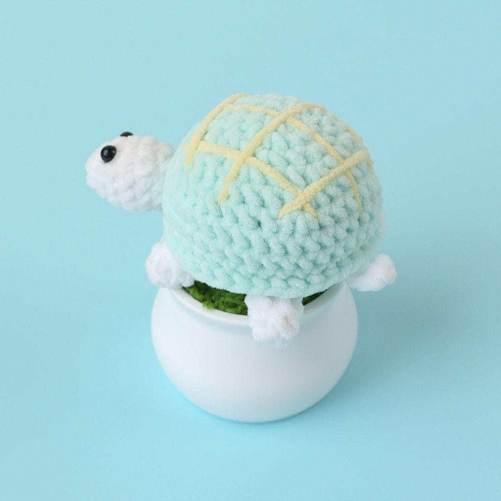 Hand-Knitted Wool Fake Flowers Set: Sunflower, Carnation, Tulip - Desktop Decor, Teacher/Student Gift, Everlasting Bouquet