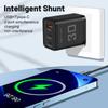 Mobile Charger Head, 2.4A, Dual PD+USB, US/EU/UK Standard Travel Adapter