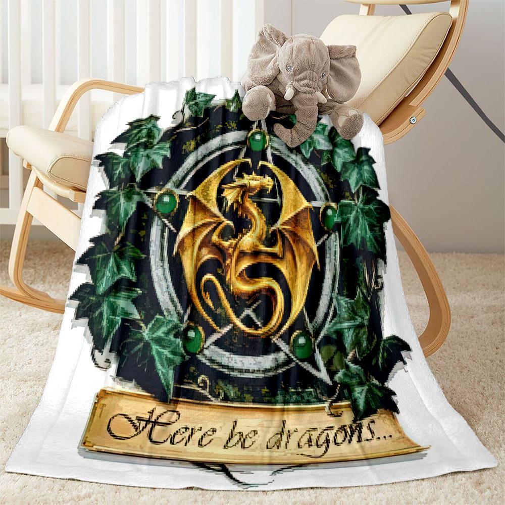 Gothic Style Blanket Warmthful Decor Suitable for Office Bed Seaside All-Season Use Warmthful Decor Best Holiday Gift for Friends Family