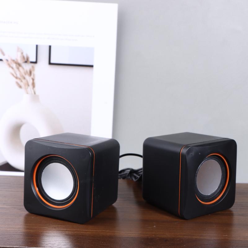 Computer Speakers Stereo Microphone Audio Pc Speaker Usb Wired With Led Light For Desktop Computers Pc Laptops