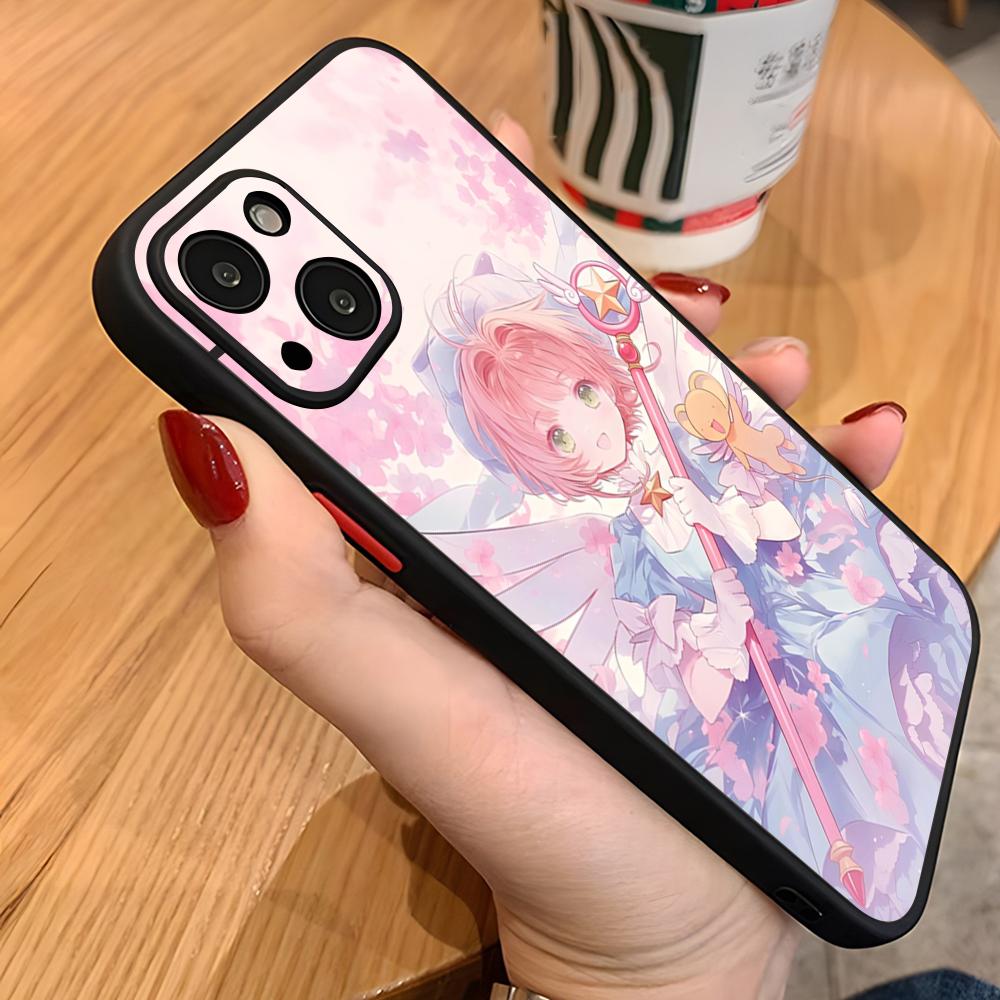 Cardcaptor Sakura Phone Case For IPhone 17 16 15 Pro Max 14 Pro 1613 11 12 Mini Xs Xr Plus Se Matte Back Cover