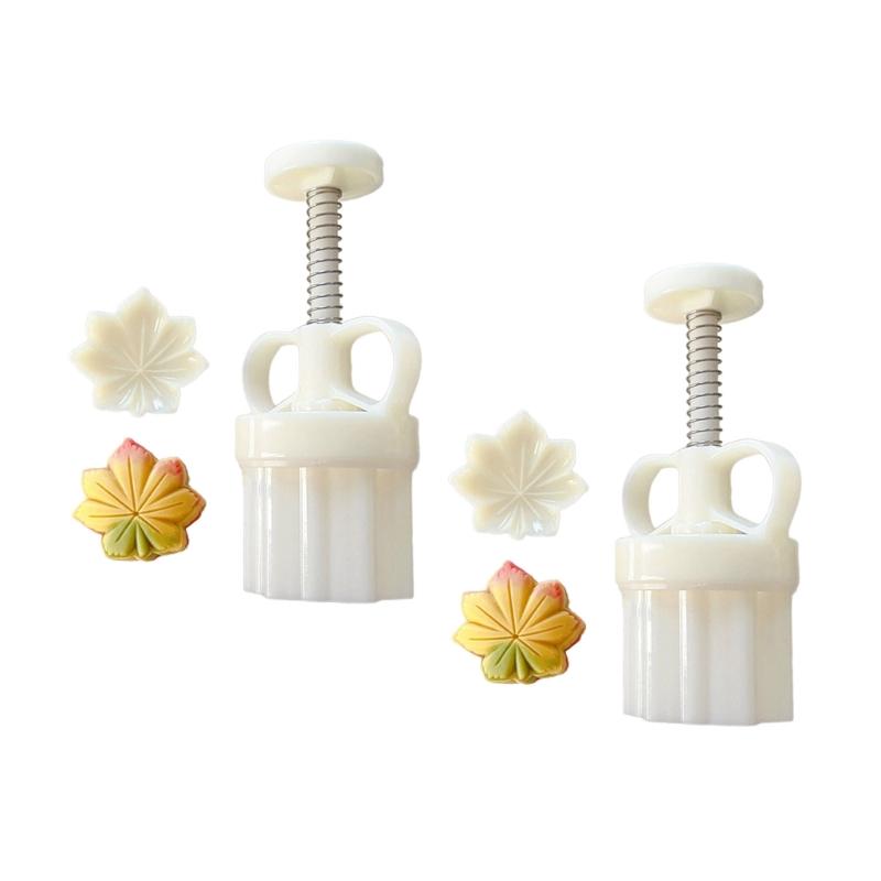 

Maple Leaf Shape Desserts Mold Durable Chinese Pastry Mold Practical Hand Press Mould Versatile Pastries Baking Tool 1