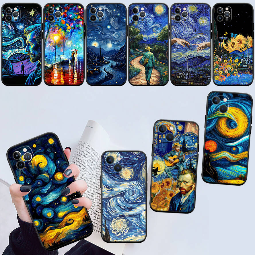 Starry Night Van Gogh New Phone Case for Samsung S20 S21 S22 S23 S24 FE Ultra Plus Lite S21S A07 A17 A36 A37 A55 A57 F06 F16 M06 M16 M56