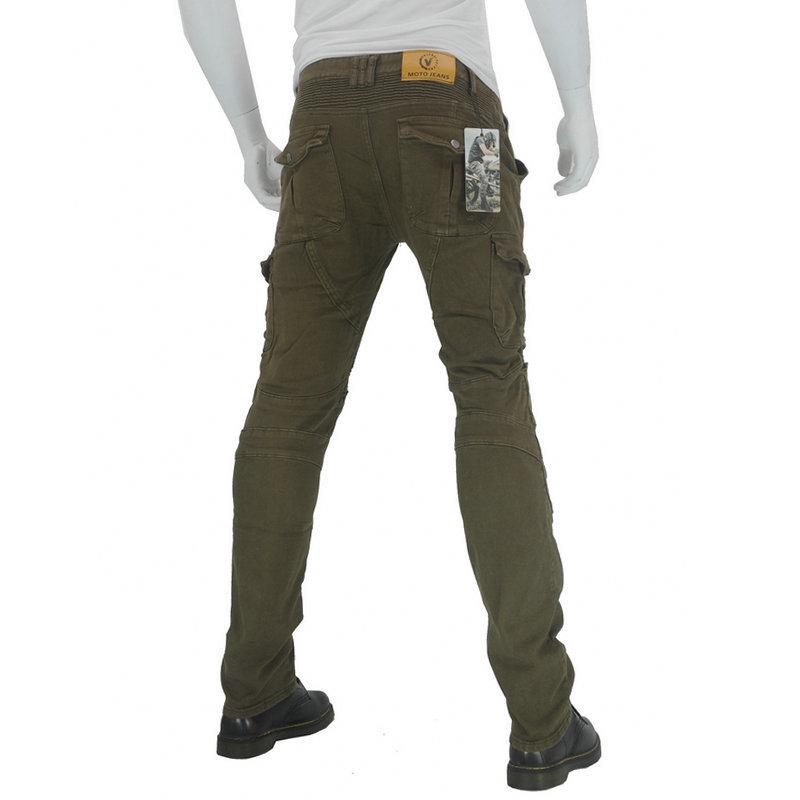 Men’s Summer Motorcycle Anti-Fall Riding Jeans - Four Seasons Elastic Racing Pants