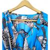 Women Cotton Summer Turquoise Sleepwear Egyptian Cat Print Maxi Caftan Dress CKFTN-SCRN-FULL-BUYIT-111